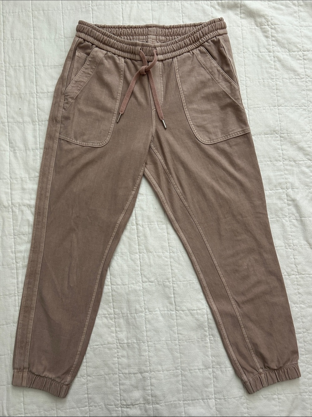 Athleta pink/taupe Brown Women’s Farallon Jogger Track Pants